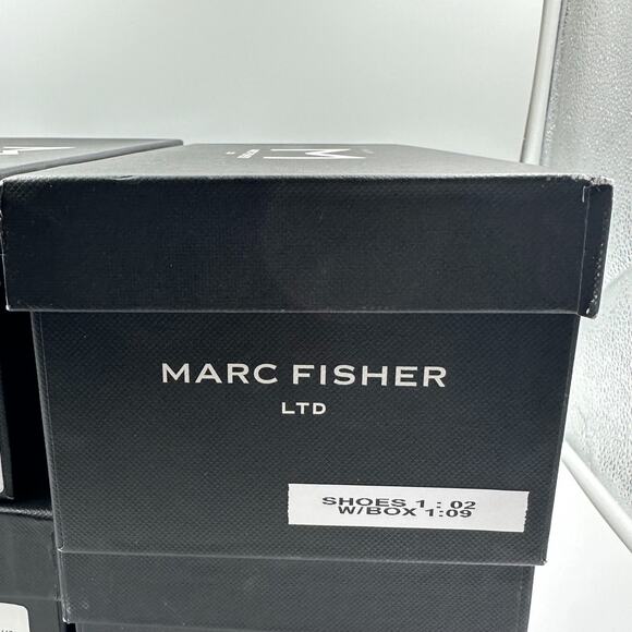 Marc Fisher NOMBRA Block Heeled Slide in Orange US 8 M NEW Minimalist Chic - Picture 8 of 8